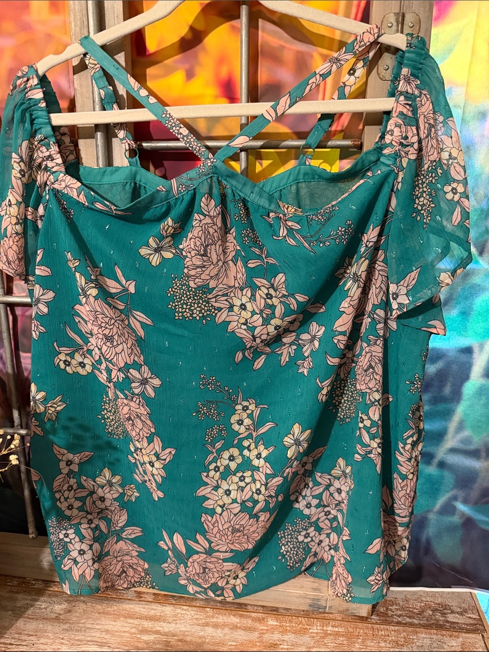 Torrid Cold Shoulder Blouse